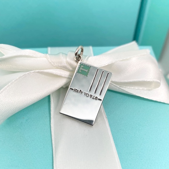 Tiffany and Company New York postcard charm 925 silver - Picture 4 of 4